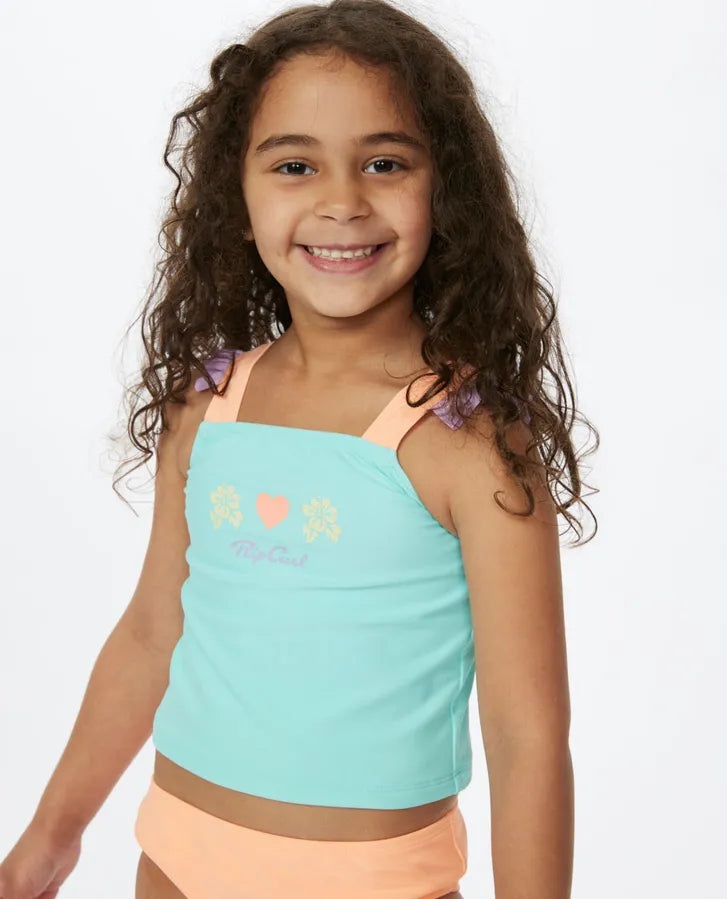 Rip Curl Girls Cove Tankini - Multicolour