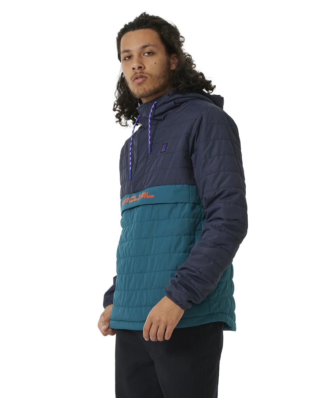 Rip Curl Search Anorak Puffer - Purple Night