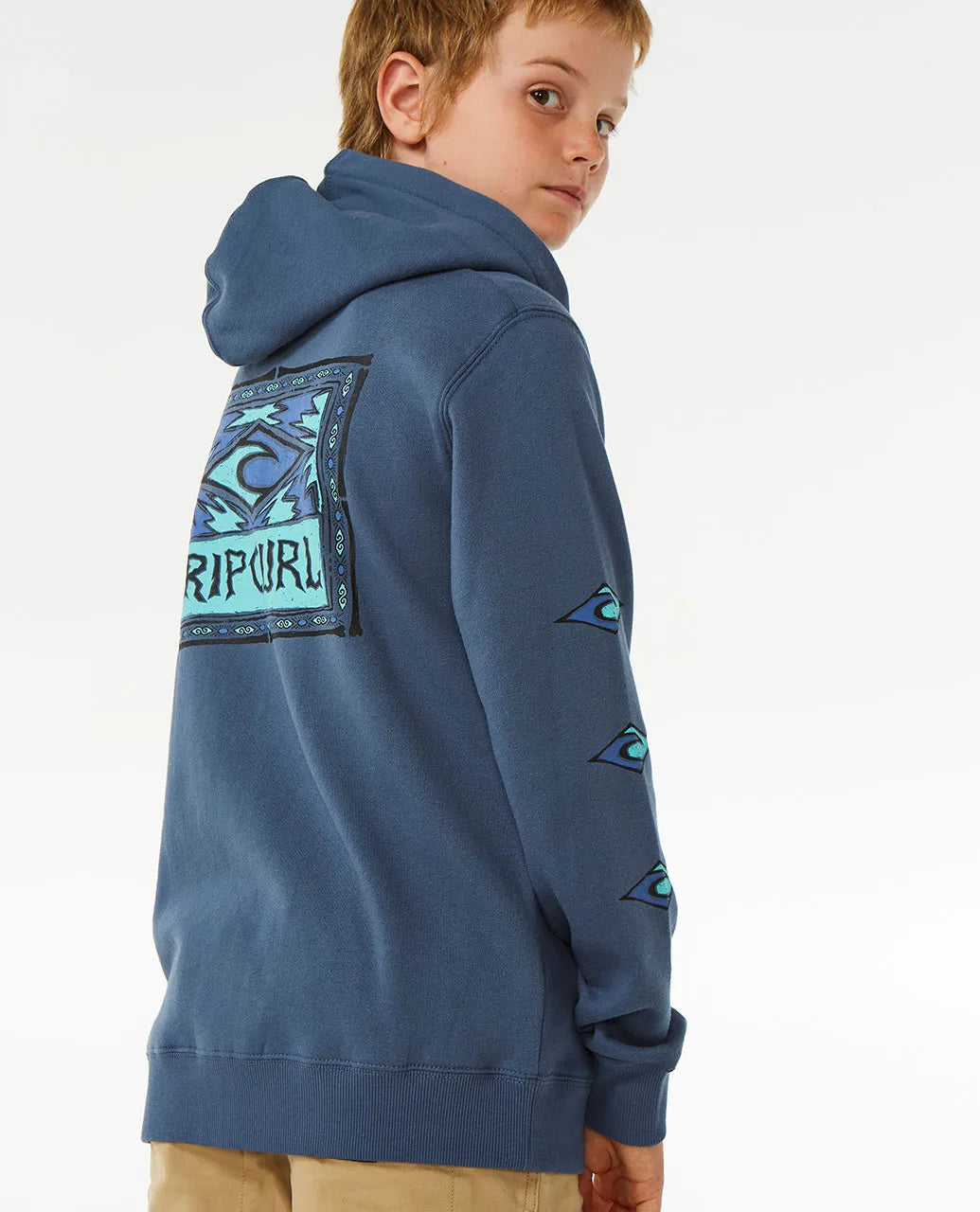 Rip Curl Lost Islands Zip Fleece Hoodie - Vintage Navy