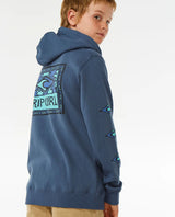 Rip Curl Lost Islands Zip Fleece Hoodie - Vintage Navy