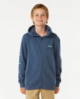 Rip Curl Lost Islands Zip Fleece Hoodie - Vintage Navy