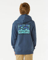 Rip Curl Lost Islands Zip Fleece Hoodie - Vintage Navy