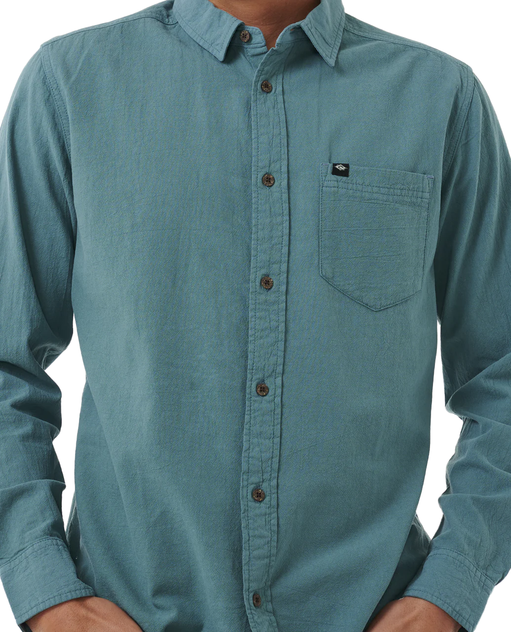 Rip Curl Classic Surf Washed Shirt - Bluestone