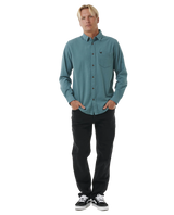 Rip Curl Classic Surf Washed Shirt - Bluestone