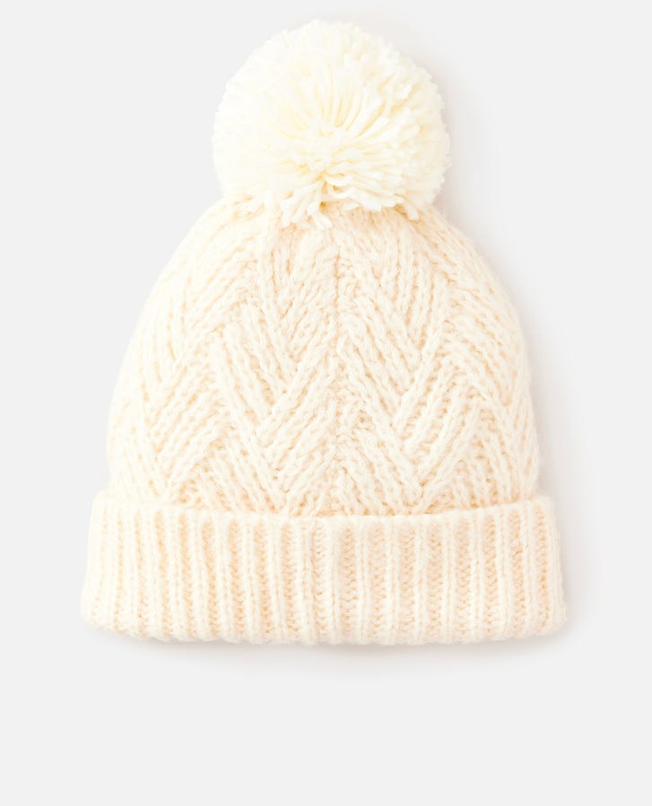 Rip Curl Premium Reg Pom Pom Beanie - Beige