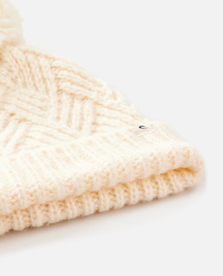 Rip Curl Premium Reg Pom Pom Beanie - Beige