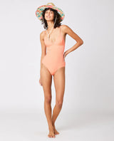 Rip Curl Modern Rib One Piece Swimsuit - Coral