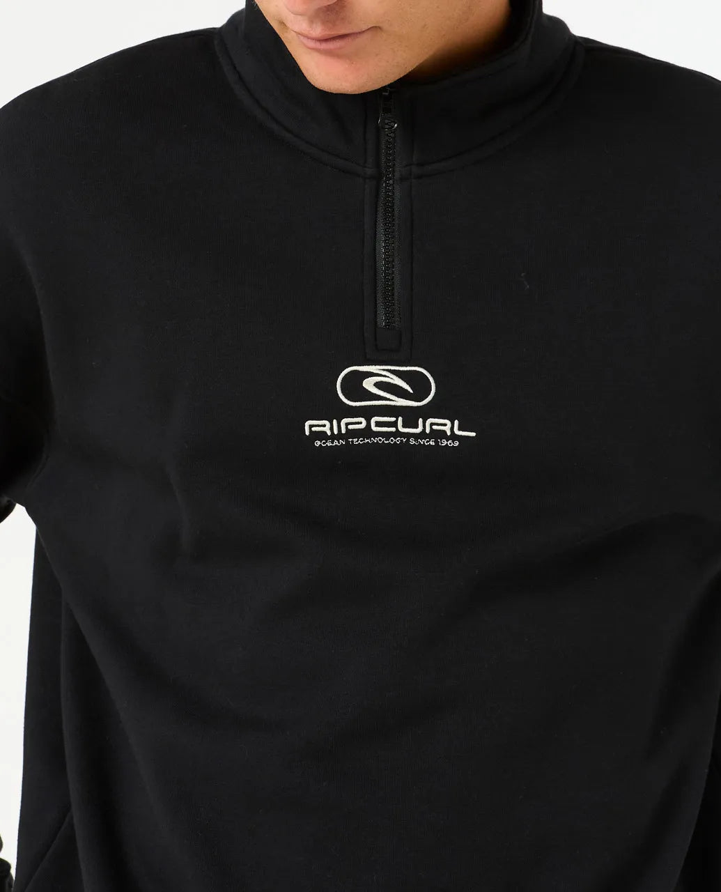 Rip Curl Pill Icon 1/4 Zip Fleece