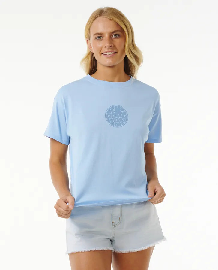 Rip Curl Icons Of Surf Relaxed T-Shirt - Mid Blue