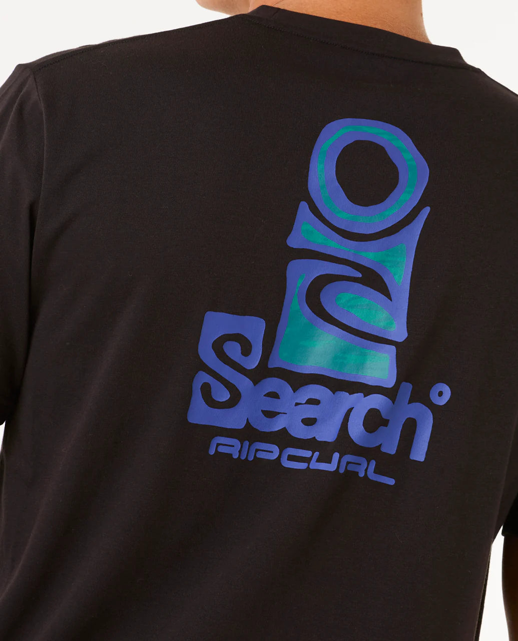 Rip Curl Vaporcool Search Stack T-Shirt - Black