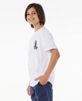 Rip Curl Kids Search Stack T-Shirt - White