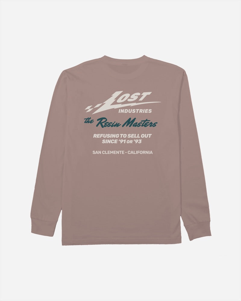 Lost Resin Masters Heavyweight L/S T-Shirt - Latte