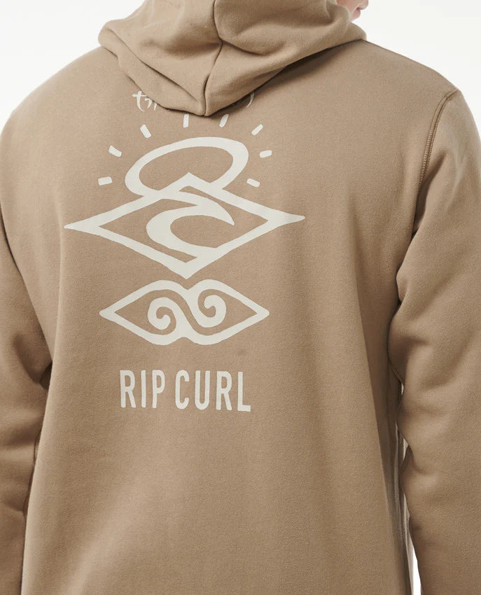 Rip Curl Search Icon Hoodie - Sand Dune