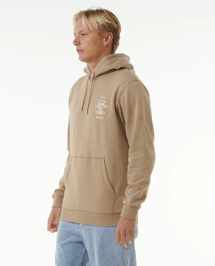 Rip Curl Search Icon Hoodie - Sand Dune