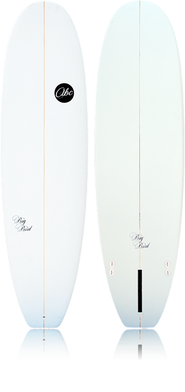 ABC Big Bird Surfboard FCS - Clear-Hardboards-troggs.com