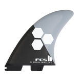 FCS 2 AM PC Twin +1 Fin - Grey/Charcoal