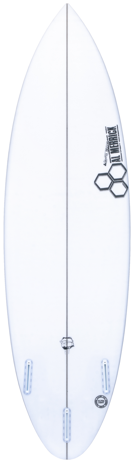 Al Merrick Neckbeard 3 Round Tail Surfboard Futures-Hardboards-troggs.com