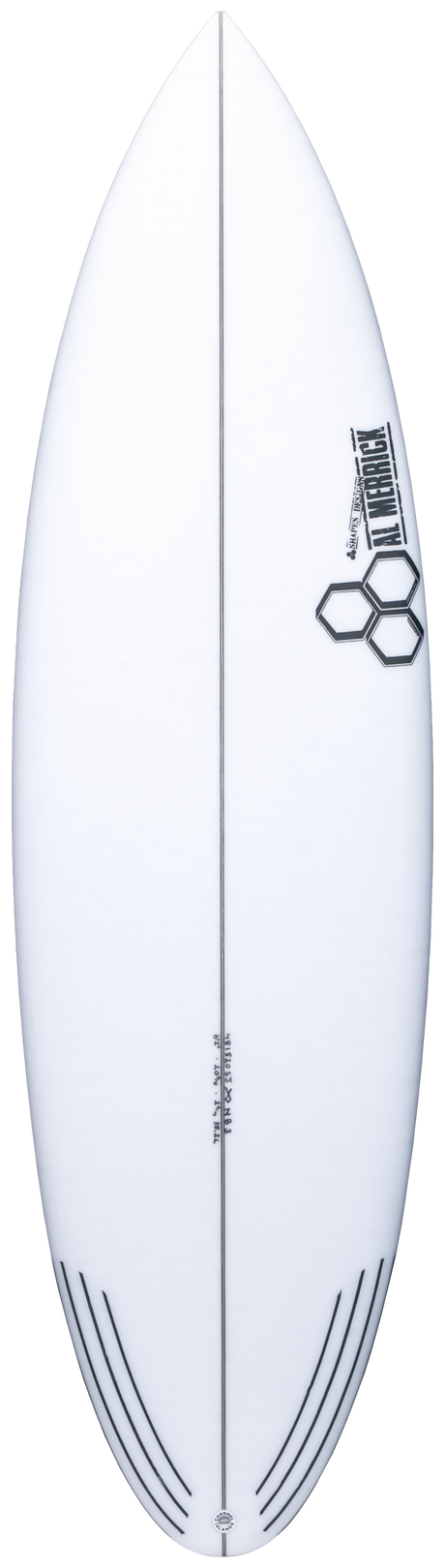 Al Merrick Neckbeard 3 Round Tail Surfboard Futures-Hardboards-troggs.com