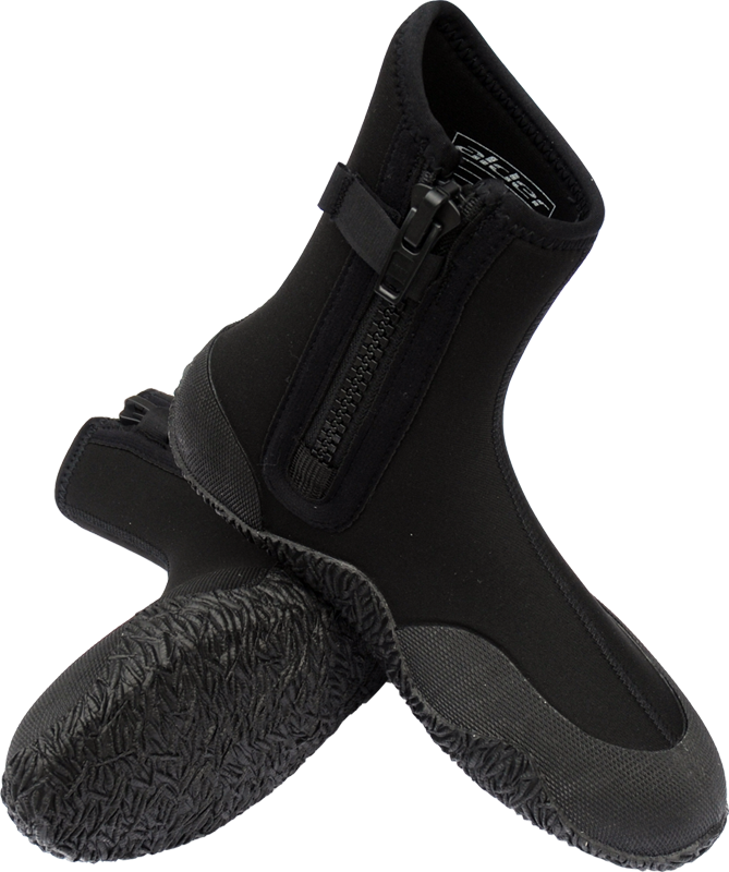 Alder Edge 5mm Zip Boot-Wetsuit Boots-troggs.com