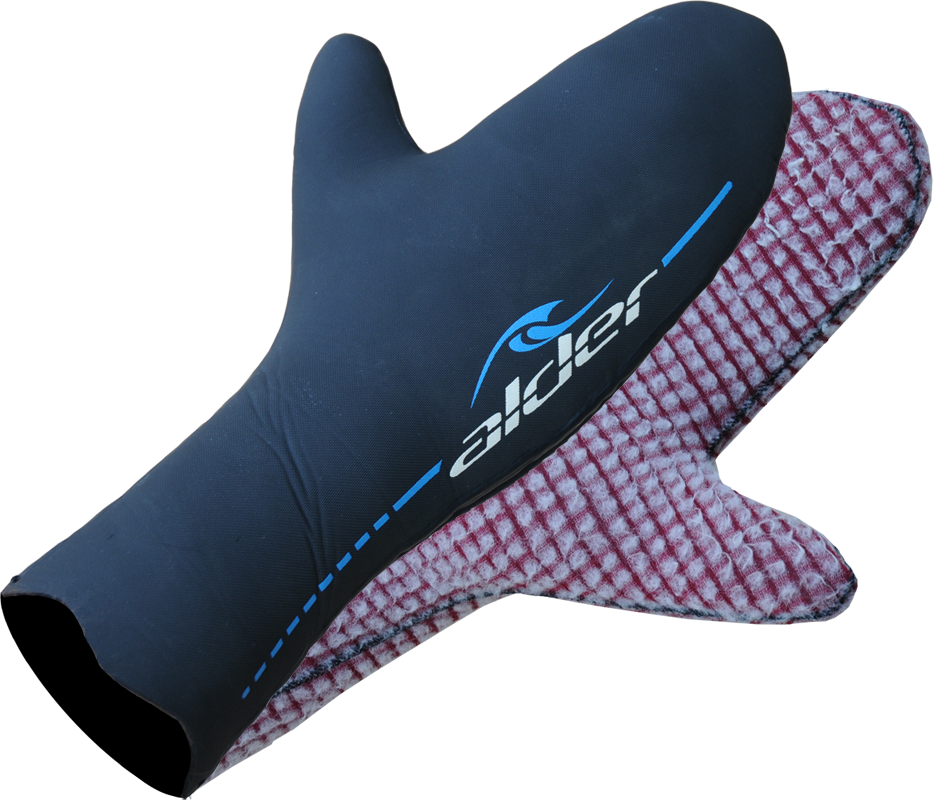 Alder Junior Plasma Fast Dry Lined 5mm Mitt-Wetsuit Gloves-troggs.com