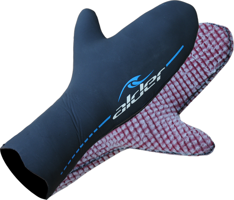 Alder Junior Plasma Fast Dry Lined 5mm Mitt-Wetsuit Gloves-troggs.com