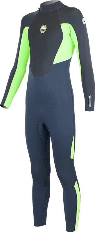 Alder Junior Stealth 5/4/3 Wetsuit - Graphite-Kids Wetsuits-troggs.com