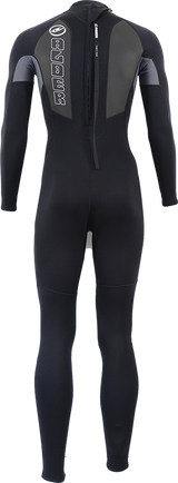 Alder Mens Impact 3/2 Wetsuit - Black-Mens Wetsuits-troggs.com