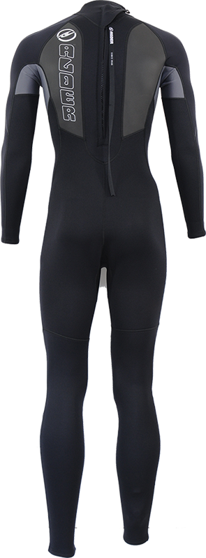 Alder Mens Impact 3/2 Wetsuit - Black-Mens Wetsuits-troggs.com
