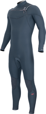 Alder Mens Soul 5/4 Chest Zip Wetsuit - Black-Mens Wetsuits-troggs.com