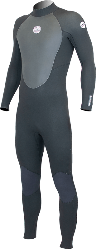 Alder Mens Stealth 5/4/3 Wetsuit - Black-Mens Wetsuits-troggs.com