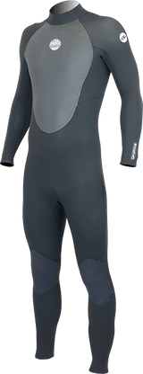 Alder Mens Stealth 5/4/3 Wetsuit - Black-Mens Wetsuits-troggs.com