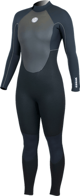 Alder Womens Stealth 5/4/3 Wetsuit - Black-Womens Wetsuits-troggs.com