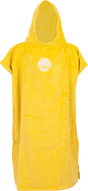 Alder Youth Heavy Terry Towelling Poncho - Mustard-Towelling Ponchos-troggs.com