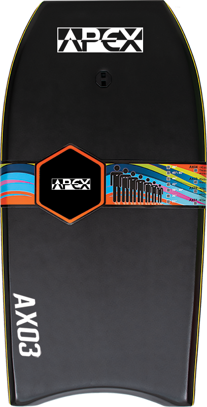 Apex AX03 Bodyboard 42" - Black-Bodyboards-troggs.com