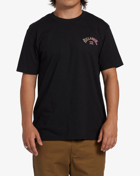 Billabong Arch Fill T-Shirt - Black-Mens Clothing-troggs.com