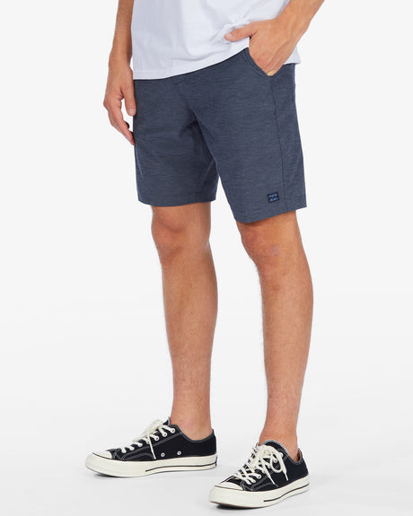 Billabong Crossfire Mid Shorts - Navy-troggs.com