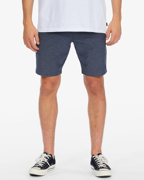 Billabong Crossfire Mid Shorts - Navy-troggs.com