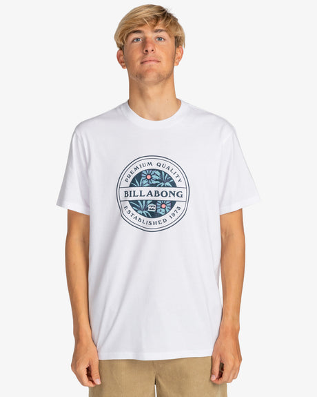 Billabong Rotor Fill T-Shirt - White-Mens Clothing-troggs.com