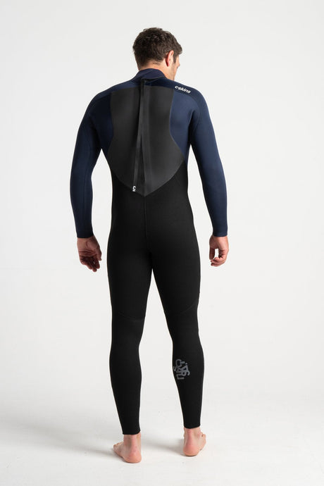 C-Skins Mens Legend 5/4/3 Wetsuit - Black/Slate/Navy/Grey-Mens Wetsuits-troggs.com