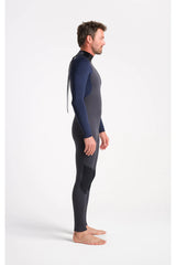 C-Skins Mens NuWave Element 3/2 Wetsuit - Anthracite/Slate/Saffron-Mens Wetsuits-troggs.com