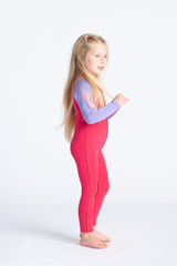 C-Skins Toddler C-Kid Front Zip Wetsuit - Coral/Lilac/Bright Coral-Wetsuits-troggs.com