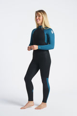 C-Skins Womens Surflite 5/4/3 Wetsuit - Black/Marine-Womens Wetsuits-troggs.com