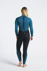 C-Skins Womens Surflite 5/4/3 Wetsuit - Black/Marine-Womens Wetsuits-troggs.com