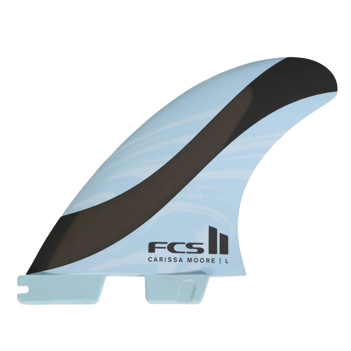 FCS 2 Carissa Moore PC Thruster Fins - Blue/Black