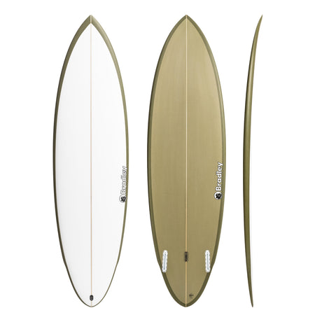 Christiaan Bradley Hossego2 6'0 Surfboard Futures - Olive Green-Hardboards-troggs.com