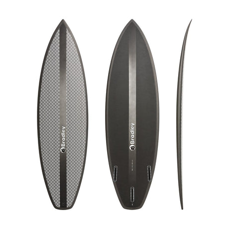 Christiaan Bradley Olympia LC6 Surfboard Futures - Black-Hardboards-troggs.com