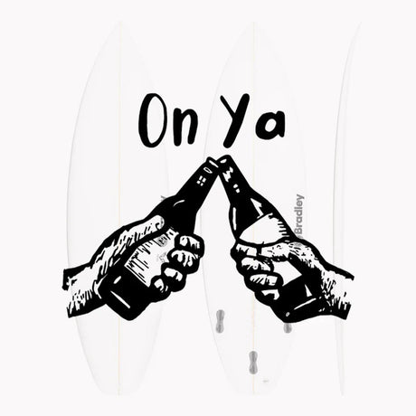 Christiaan Bradley Onya 5'11 Surfboard Futures - Clear-Hardboards-troggs.com