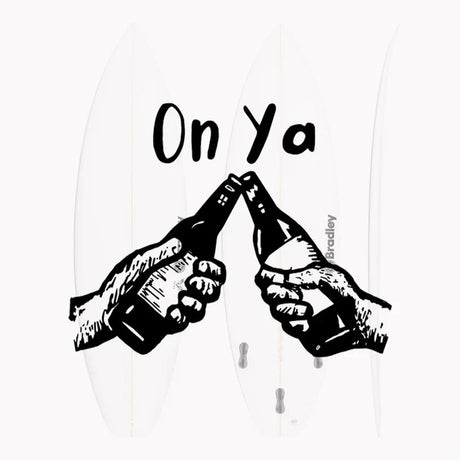 Christiaan Bradley Onya 6'3 Surfboard Futures - Clear-Hardboards-troggs.com