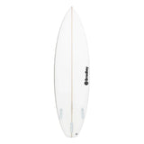 Christiaan Bradley The One 6ft 00 (28.2L) Surfboard Futures - White-Hardboards-troggs.com