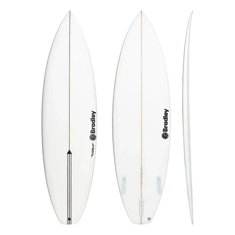 Christiaan Bradley The One 6ft 01 (29.7L) Surfboard Futures - White-Hardboards-troggs.com